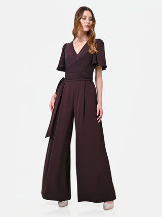 Dark Brown Palazzo Jumpsuit