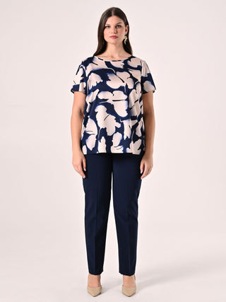 Curvy Floral Blouse