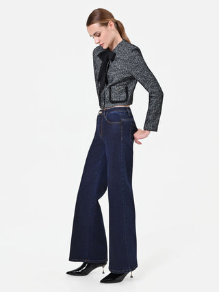 Navy Palazzo Jeans