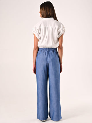 Pantaloni in Chambray