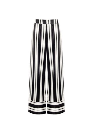 Pantaloni a Righe Black & White