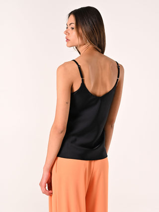 Black Top with Jewel Insert