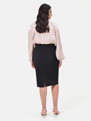 Gonna Curvy Tubino Nero