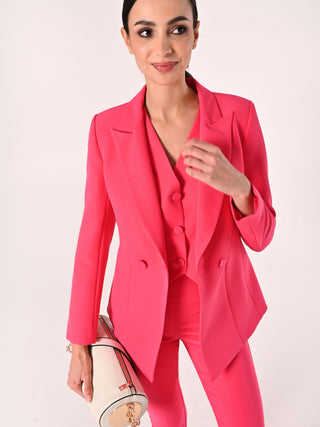 Fuchsia Technical Fabric Jacket