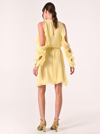 Abito Giallo con Rouches