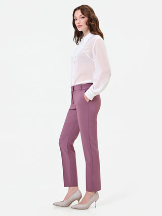 Antique Pink Cigarette Trousers