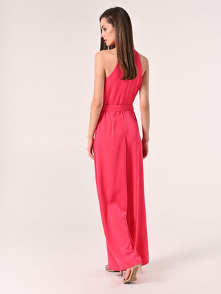 Fuchsia Palazzo Jumpsuit