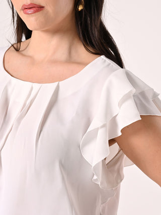 Curvy White Blouse