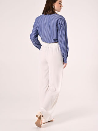 White Cady Trousers