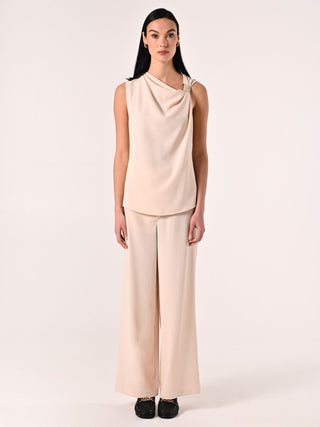 Textured Beige Top
