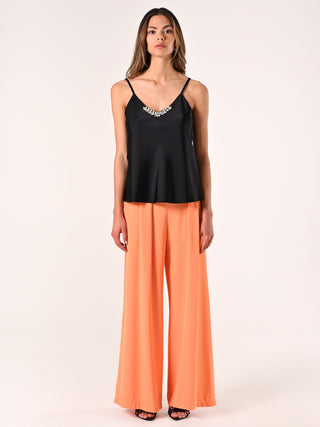 Black Top with Jewel Insert