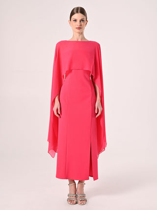 Fuchsia Georgette Shrug