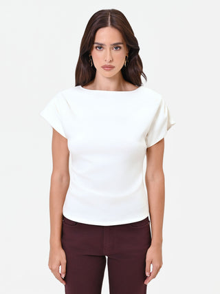 Soft Structured Fabric T-shirt