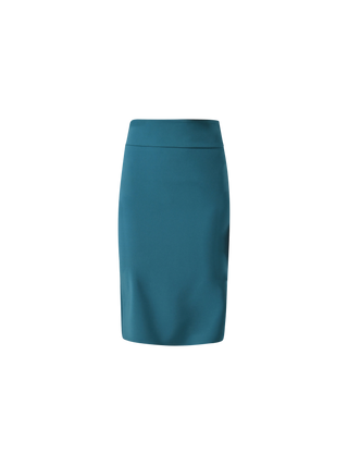 Peacock Green Skirt in Technical Fabric