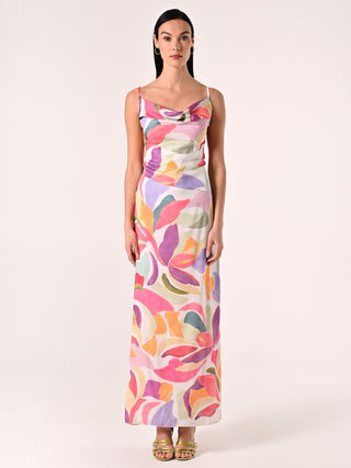 Multicolour Slip Dress