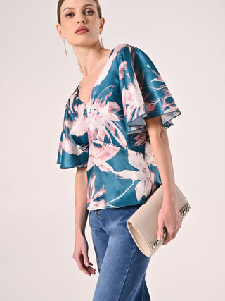 Blusa stampa Floreale