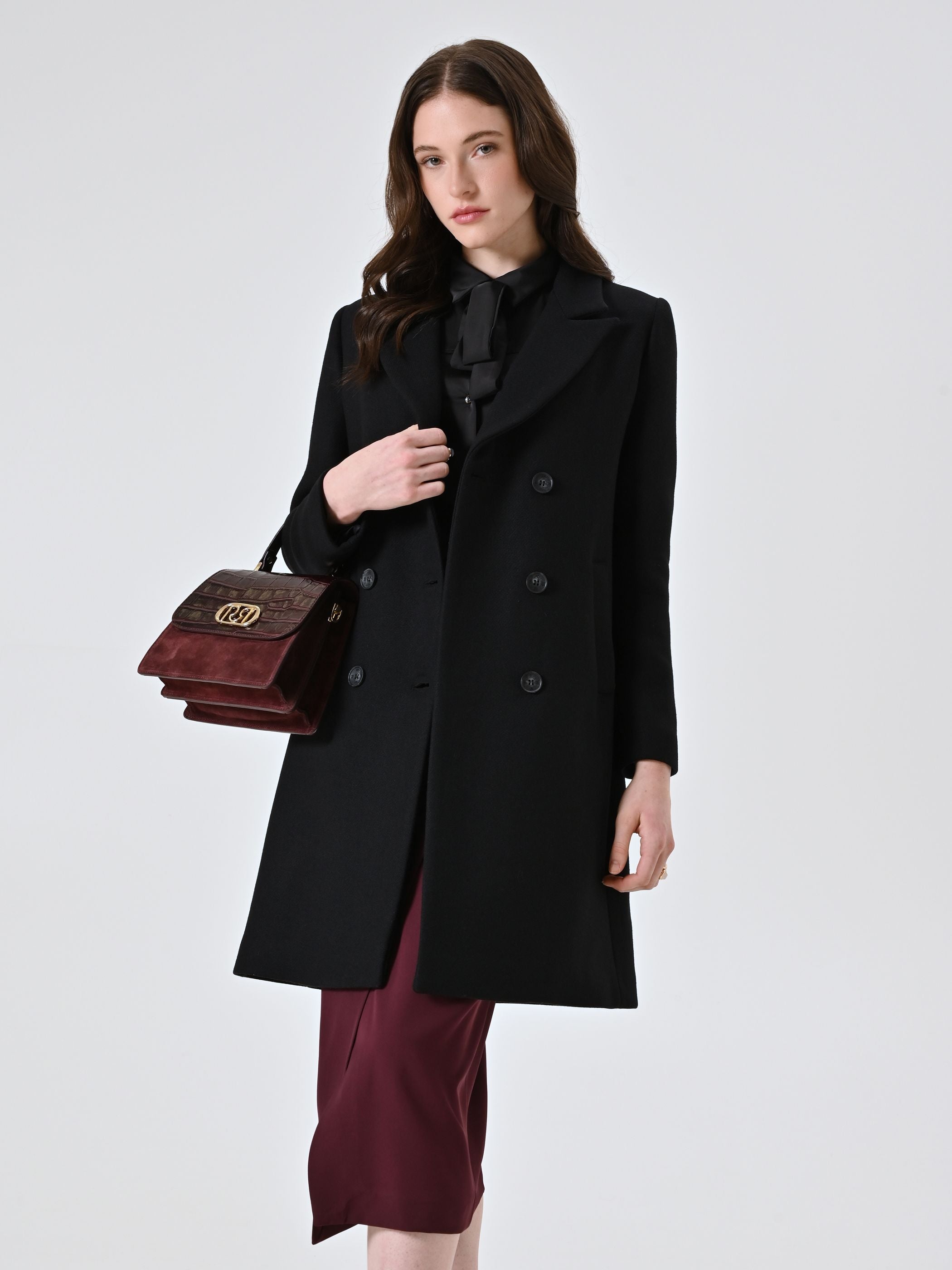 Cappotto Invernale Da Donna, Caldo, Con Bottoni, Giacca Da Donna, Giacca Corta, Casual, Tinta Unita, Leggera, Giacca Invernale Da Montagna, Colore: Rosso, S - 4