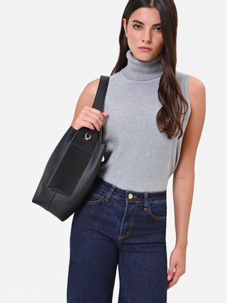 Light Grey Sleeveless Turtleneck Sweater