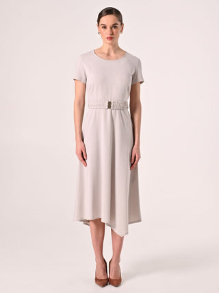 Robe couleur gris perle