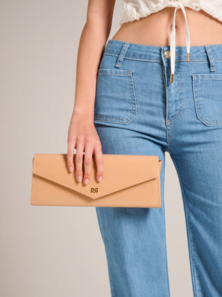 Camel Envelope Clutch