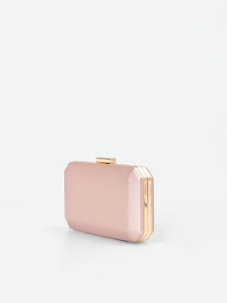 Pink Glitter Boxy Clutch