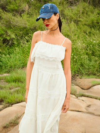 Abito in Cotone Midi