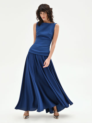 brilliant blue dress Brenna Dress