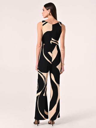 Optical Print Jumpsuit