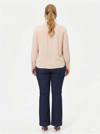 Camcia curvy con bottone gioiello