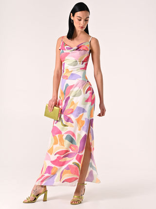 Multicolour Slip Dress