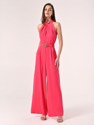 Fuchsia Palazzo Jumpsuit