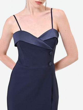 Navy Bustier Jumpsuit
