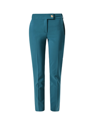 Trousers in Royal Green Technical Fabric