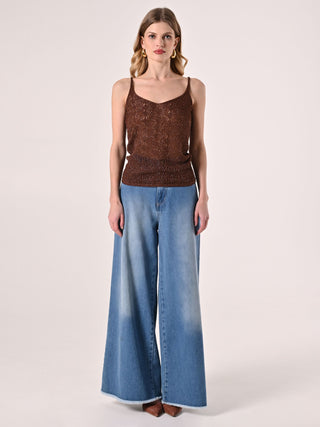 Lurex Knitted Top