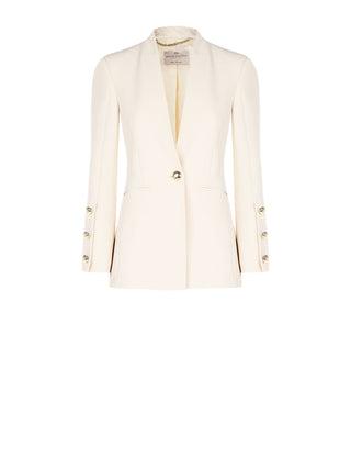 Giacca Beige in Tessuto Tecnico