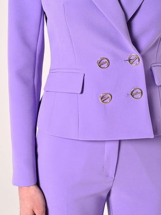 Lilac Jacket in Technical Fabric