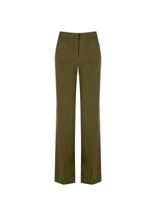 Pantaloni Verde Militare in Poliviscosa