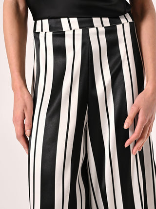 Pantaloni a Righe Black & White