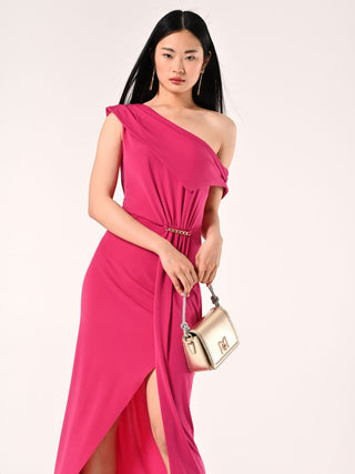 Long Dress in Iris Purple