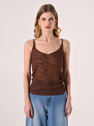 Lurex Knitted Top