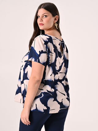 Curvy Floral Blouse