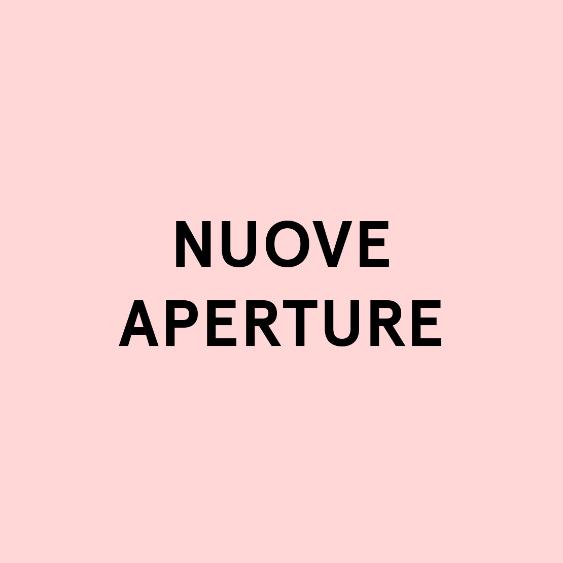 Nuove aperture