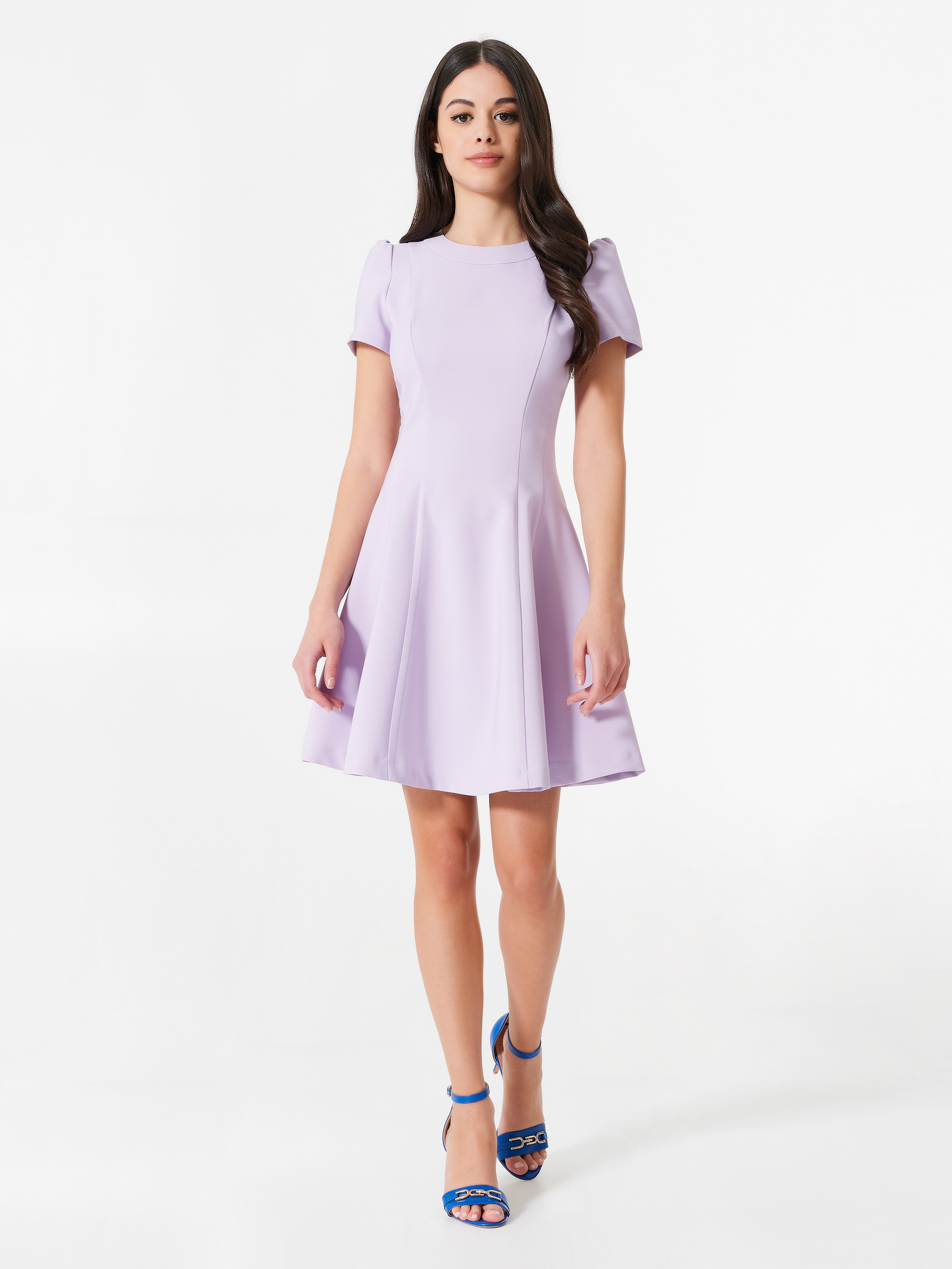 kleid lila