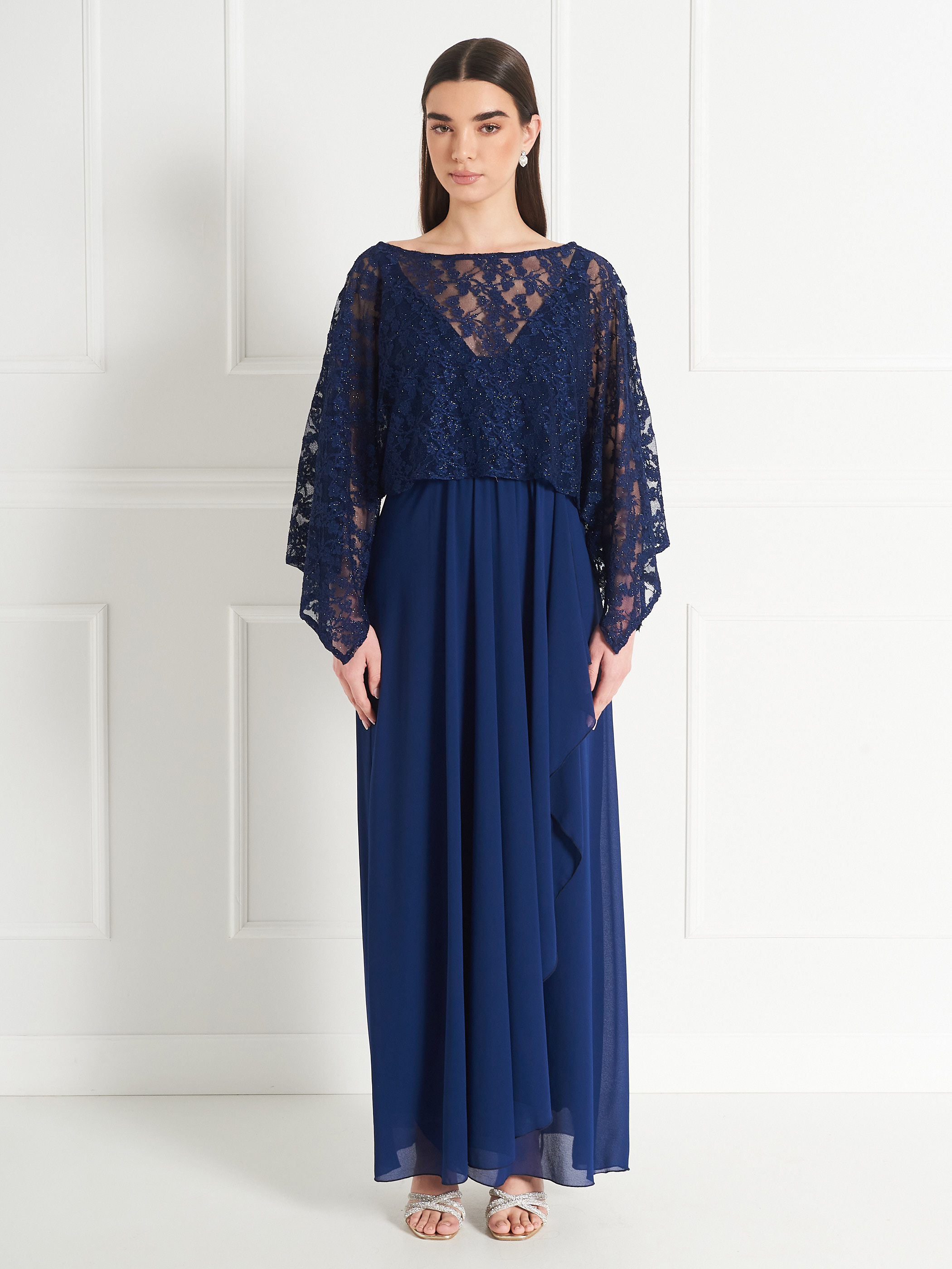 Rinascimento Atelier Cape Shrug in Glitter Lace Rinascimento