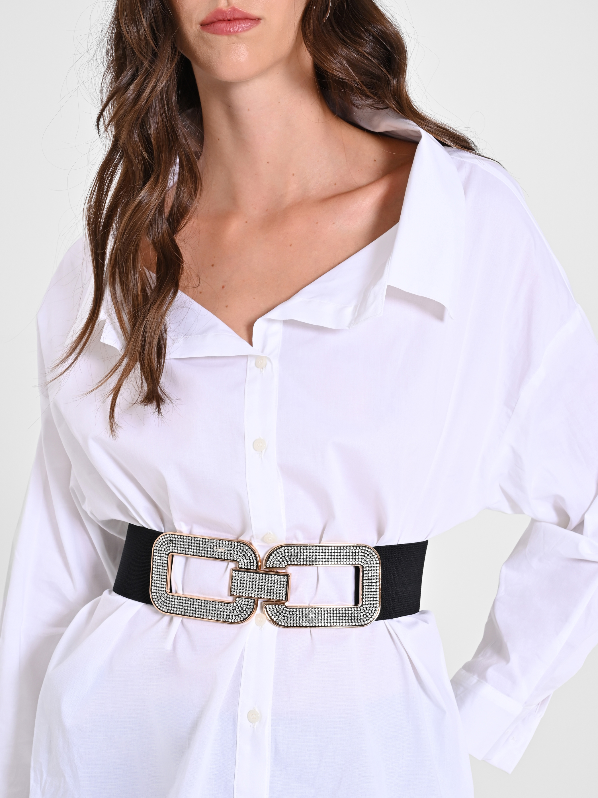 Ceinture a boucle a strass