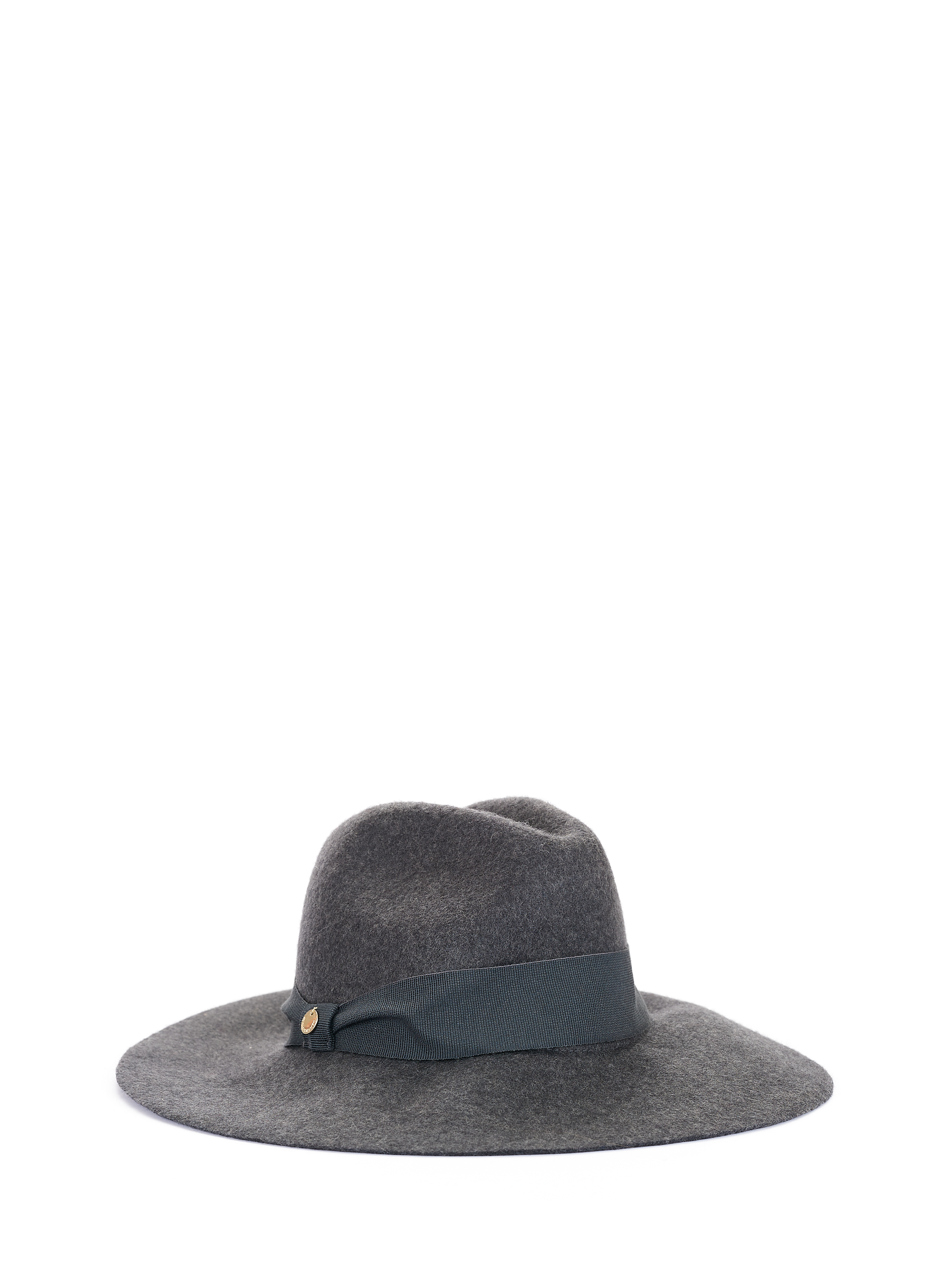 Wide Brim Hat Grey Grey Women Rinascimento