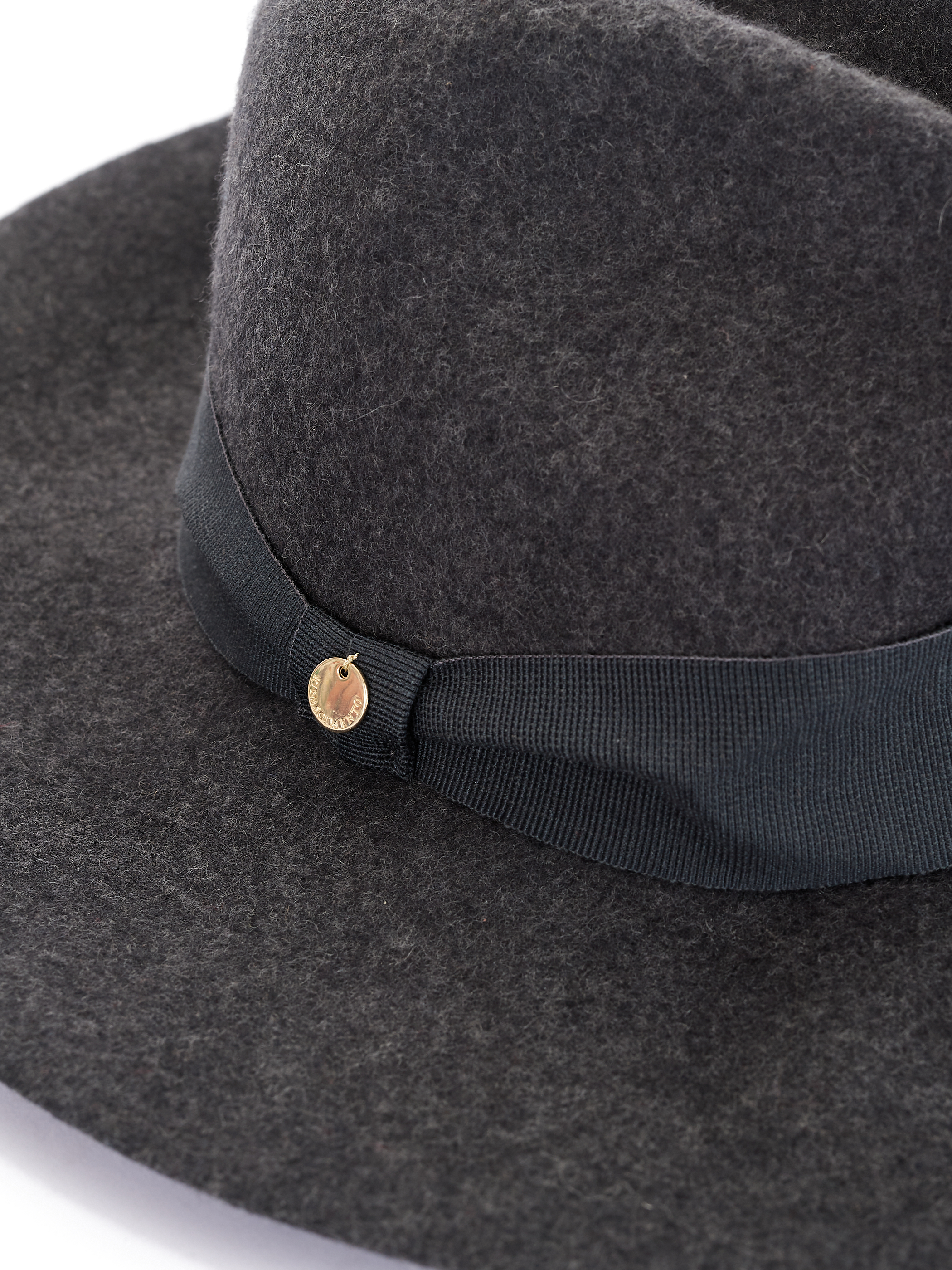 Wide Brim Hat Grey Grey Women Rinascimento