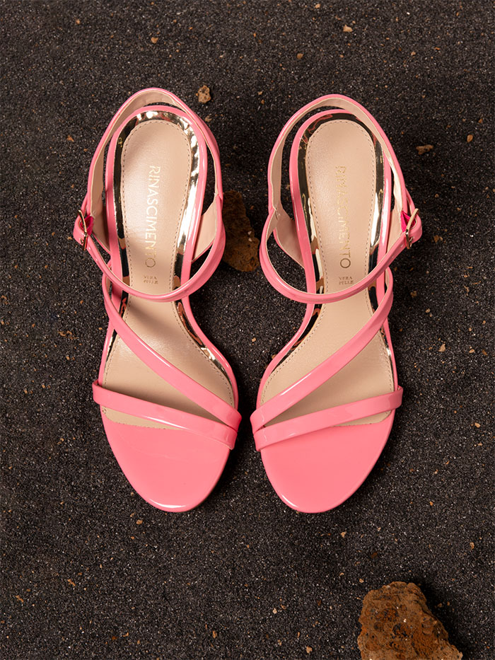 Bubblegum pink sandals top