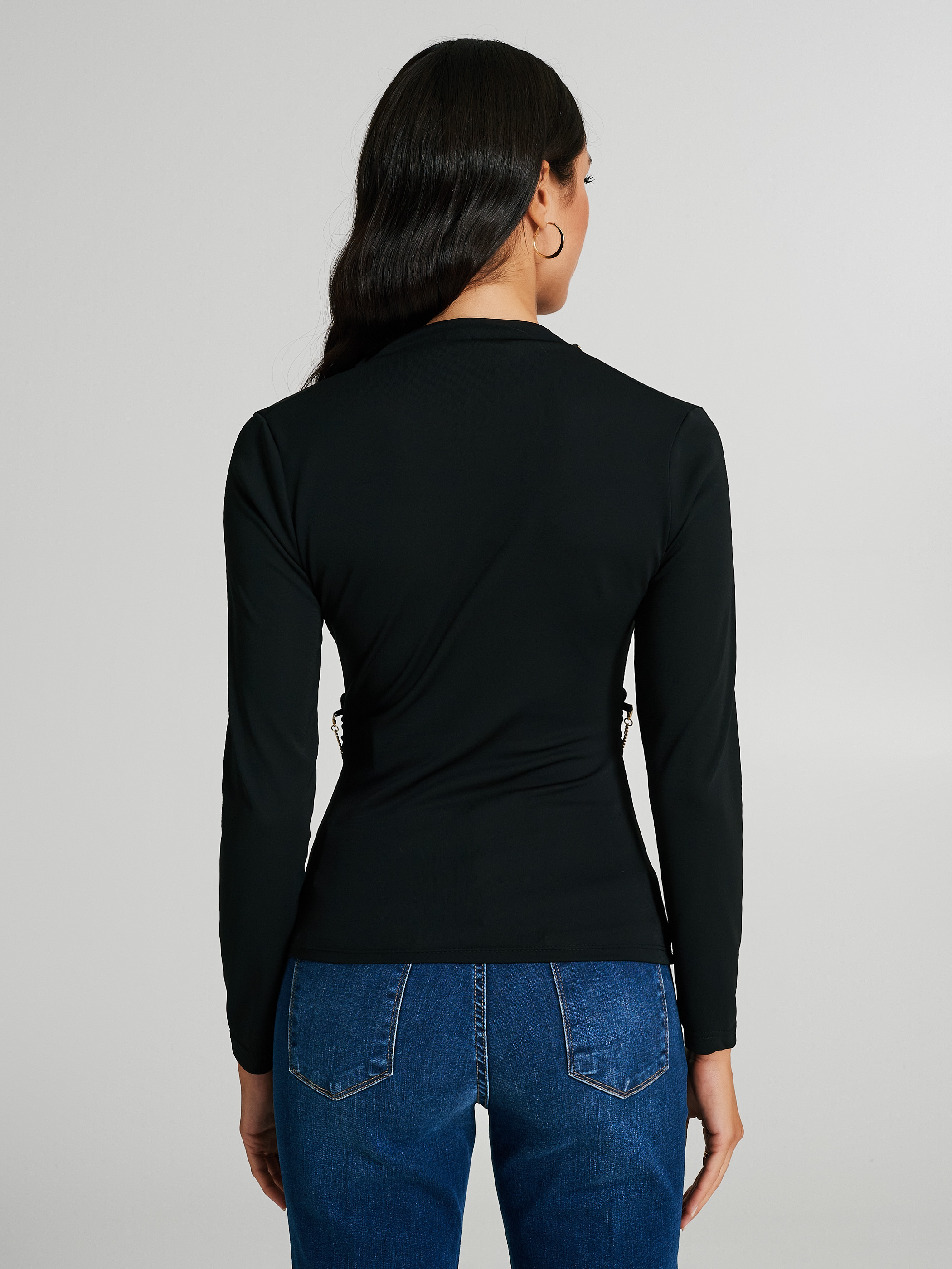 Maglia con incrocio davanti new arrivals