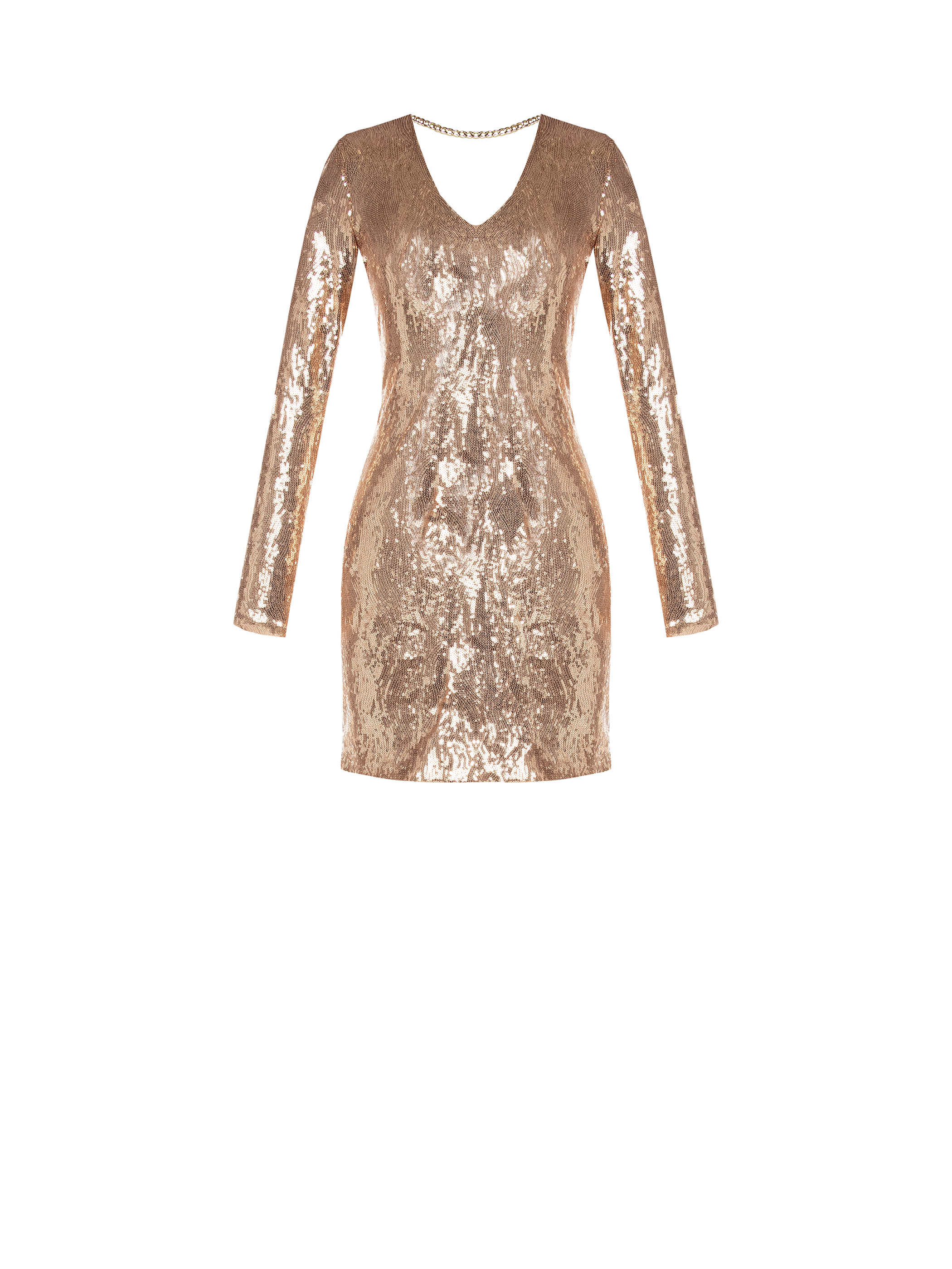 Short sequined sheath dress